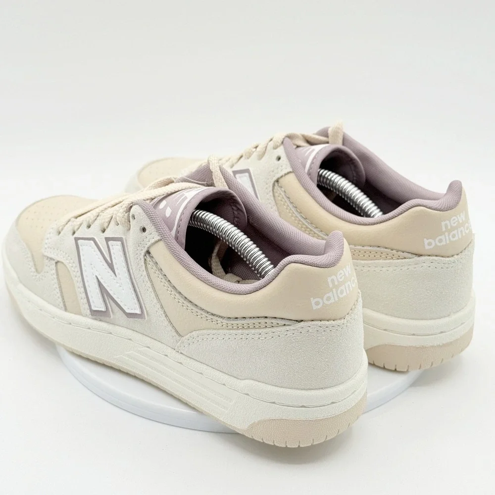 New Balance 480 Lifestyle Sneakers Size 7.5 Womens White/Beige BB480LHP
